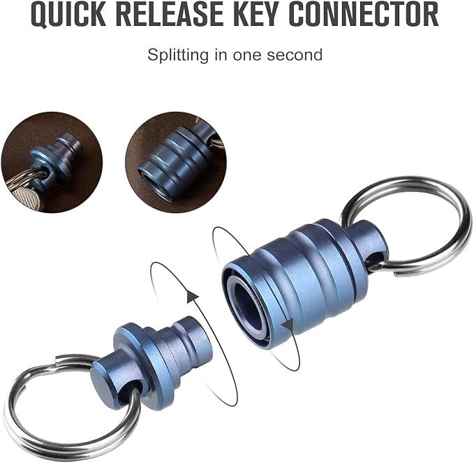 Olight Otacle R1 Titanium Quick Release Magnetic Keychain Connector