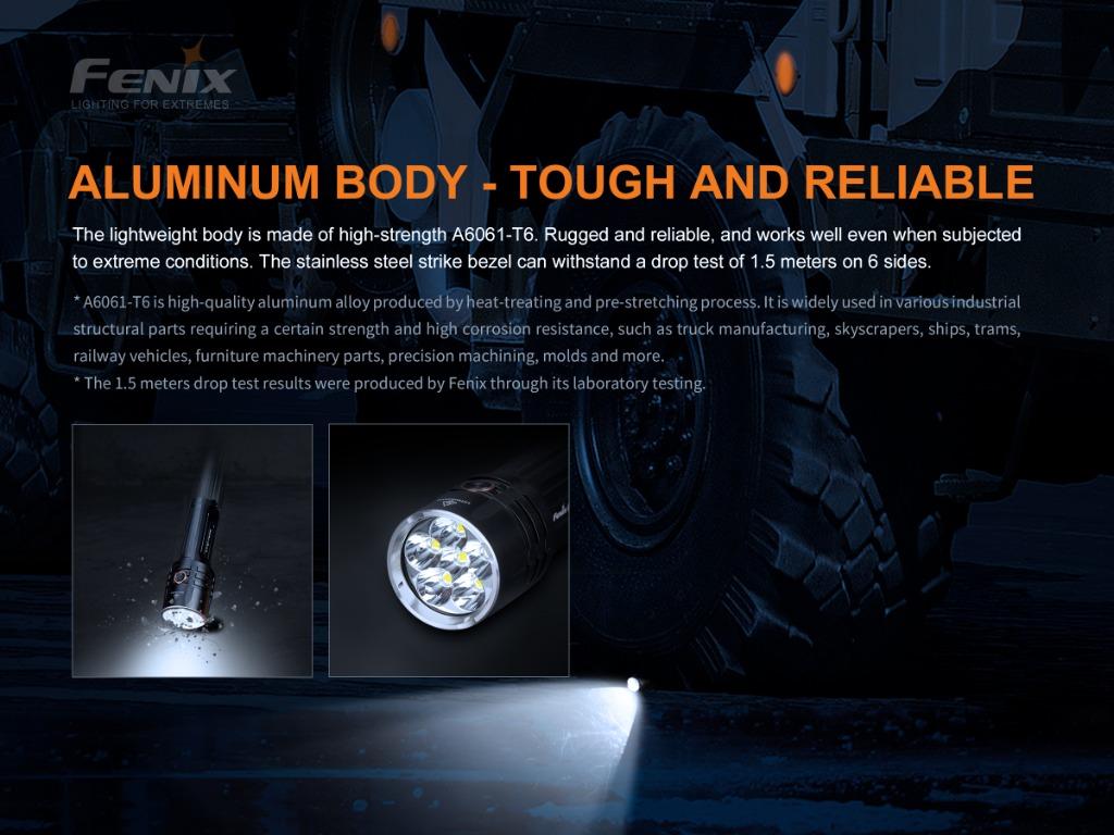 Fenix LR35R LED Flashlight 10,000 Lumen