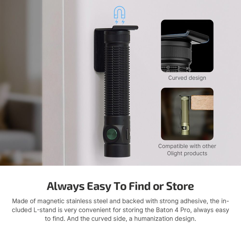 Olight Baton 4 Pro Compact LED Flashlight