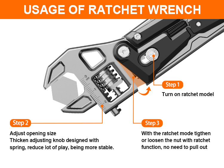 [11-in-1] Nextool W4 Multipurpose Adjustable Wrench