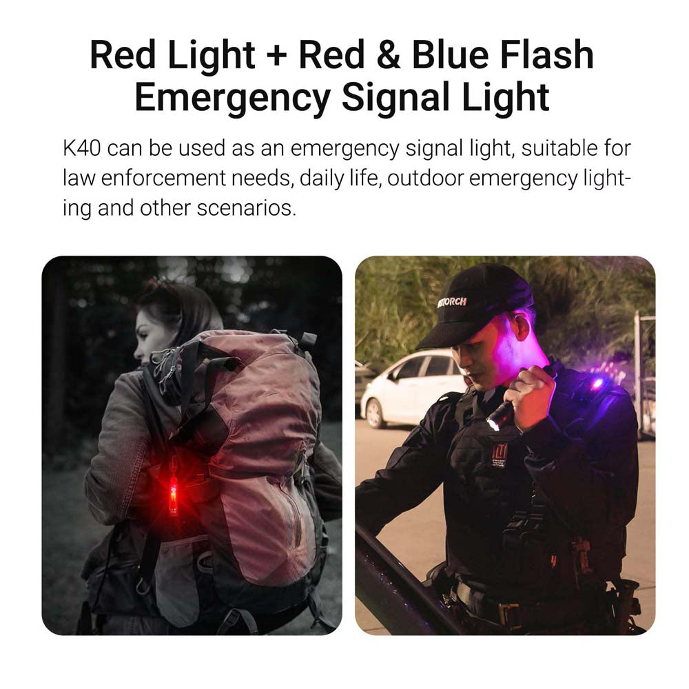 (4-In-1) Nextorch K40 Multi Light Sources Keychain Light