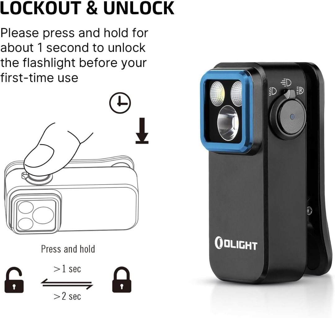 Olight Oclip Pro Clip-On Flashlight