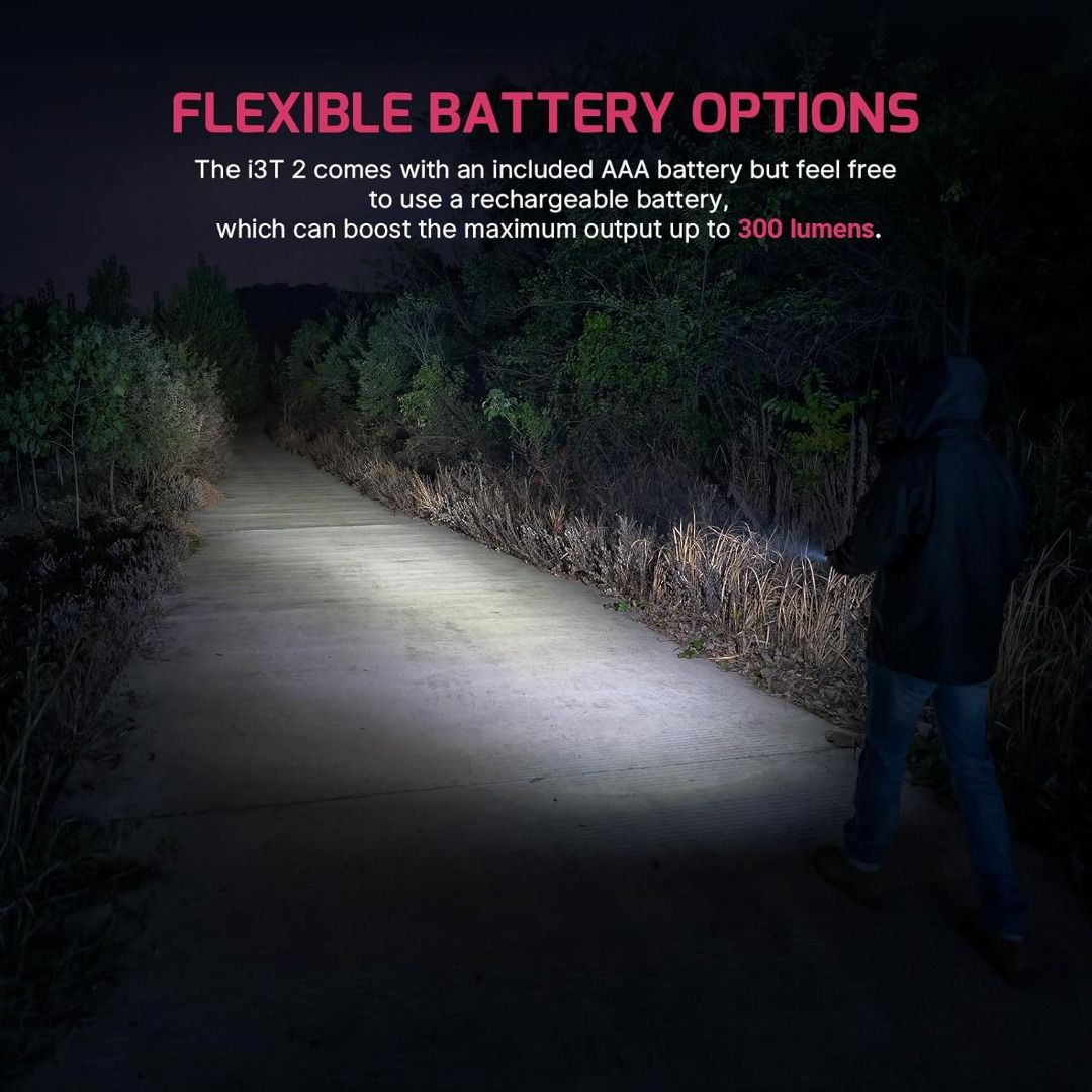 Olight i3T 2 Pink EDC Flashlight