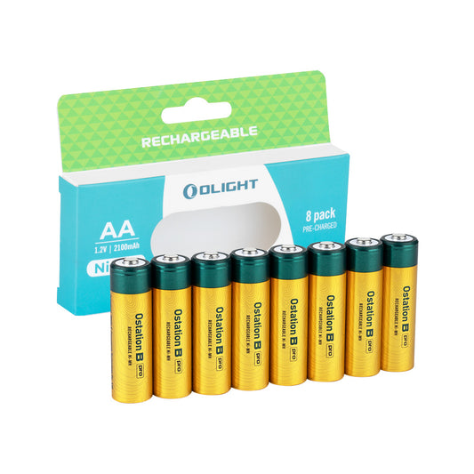 (Set of 8) Olight Rechargeable AA Battery