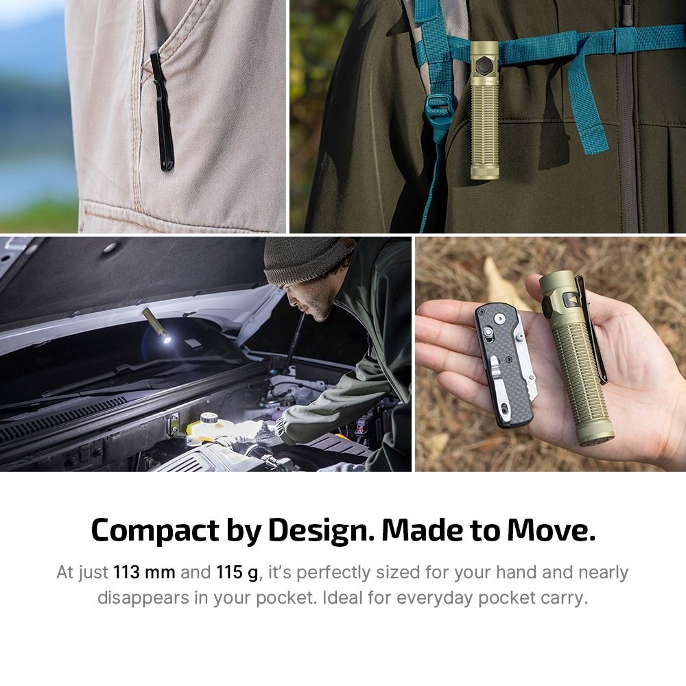 Olight Baton Ultra Rechargeable EDC Flashlight