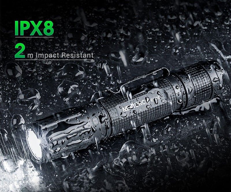 Nextorch E52C High Performance Rechargeable Flashlight [3,000 Lumens I 210 Meters Throw]