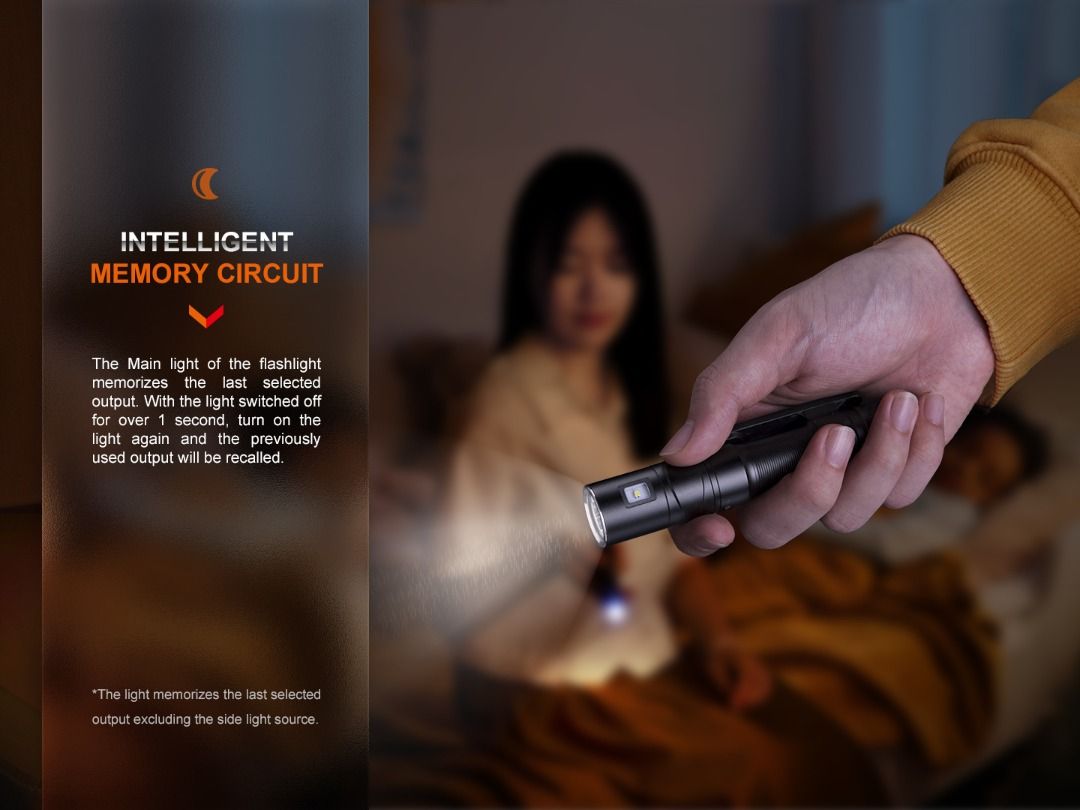 Fenix LD12R Dual Light Sources USB-C Rechargeable Compact Flashlight