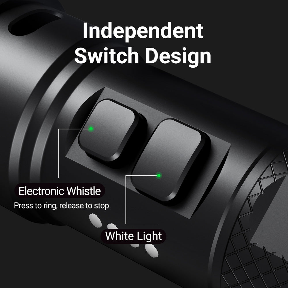 Nextorch P86 Flashlight with Electronic Whistle