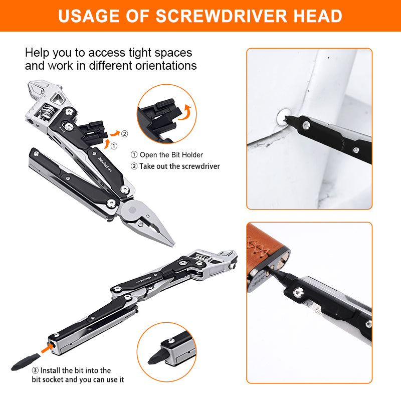 [11-in-1] Nextool W4 Multipurpose Adjustable Wrench