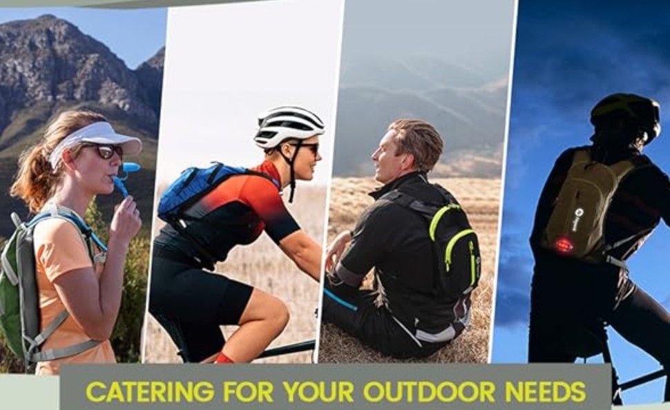 Nepest Lightweight Waterproof Hydration Backpack For Outdoor Activities