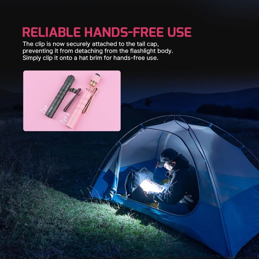 Olight i3T 2 Pink EDC Flashlight