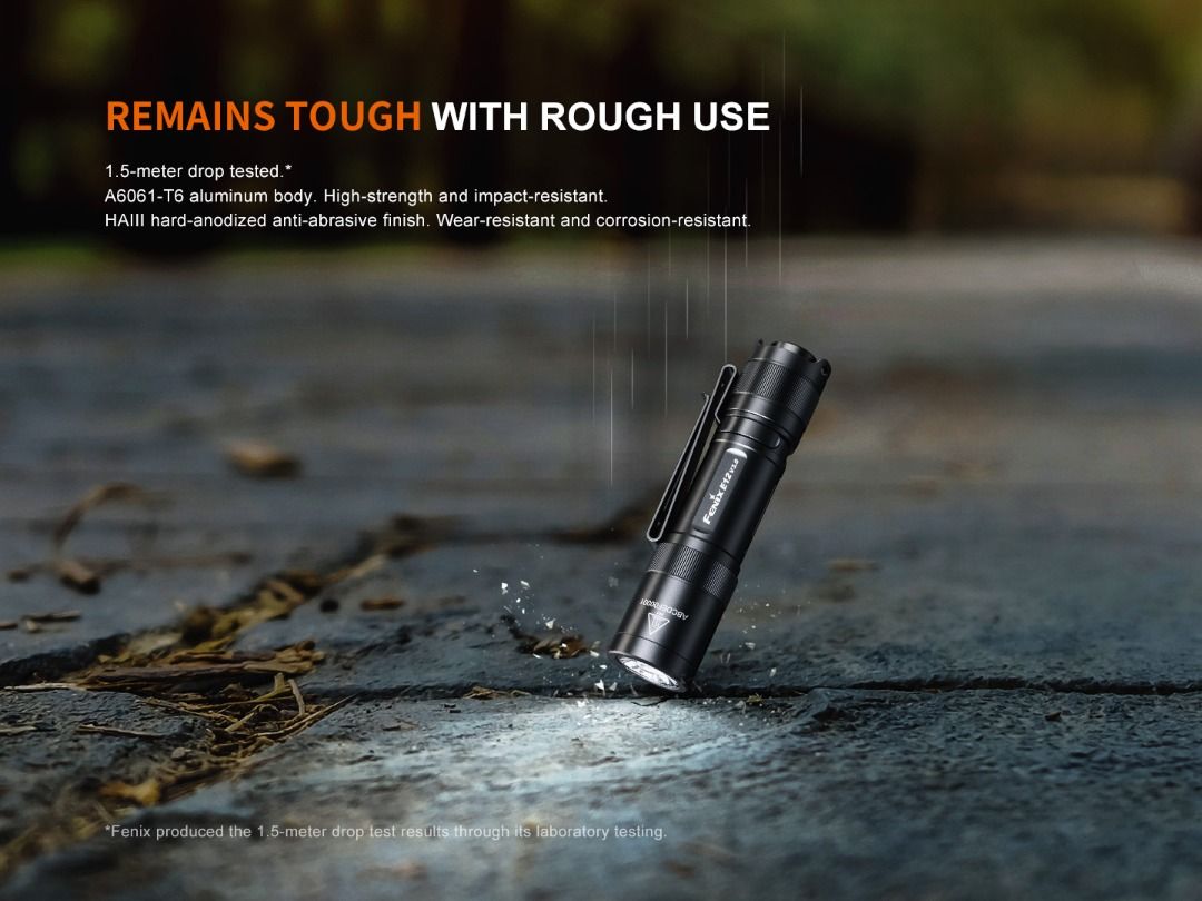 Fenix E12 V3 Portable Everyday Carry Flashlight