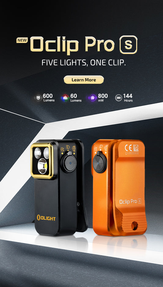 Oclip Pro S / Oclip Pro Multifunctional EDC Clip Flashlight