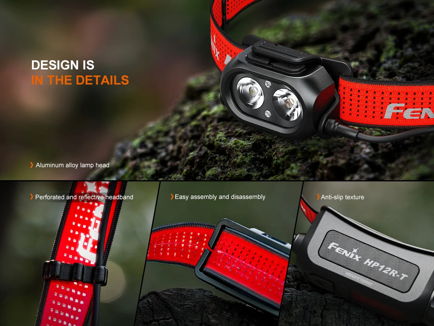 Fenix HP12R-T Separation Style Headlamp