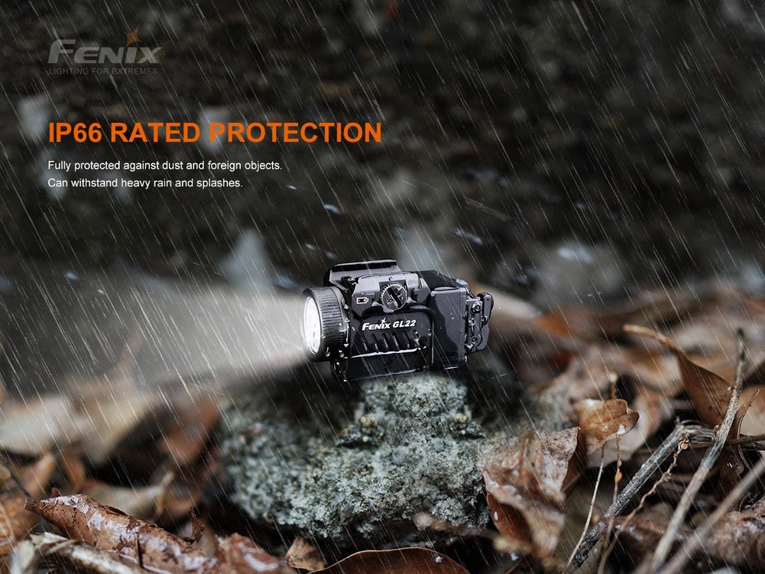 Fenix GL22 Red Laser Tactical Flashlight