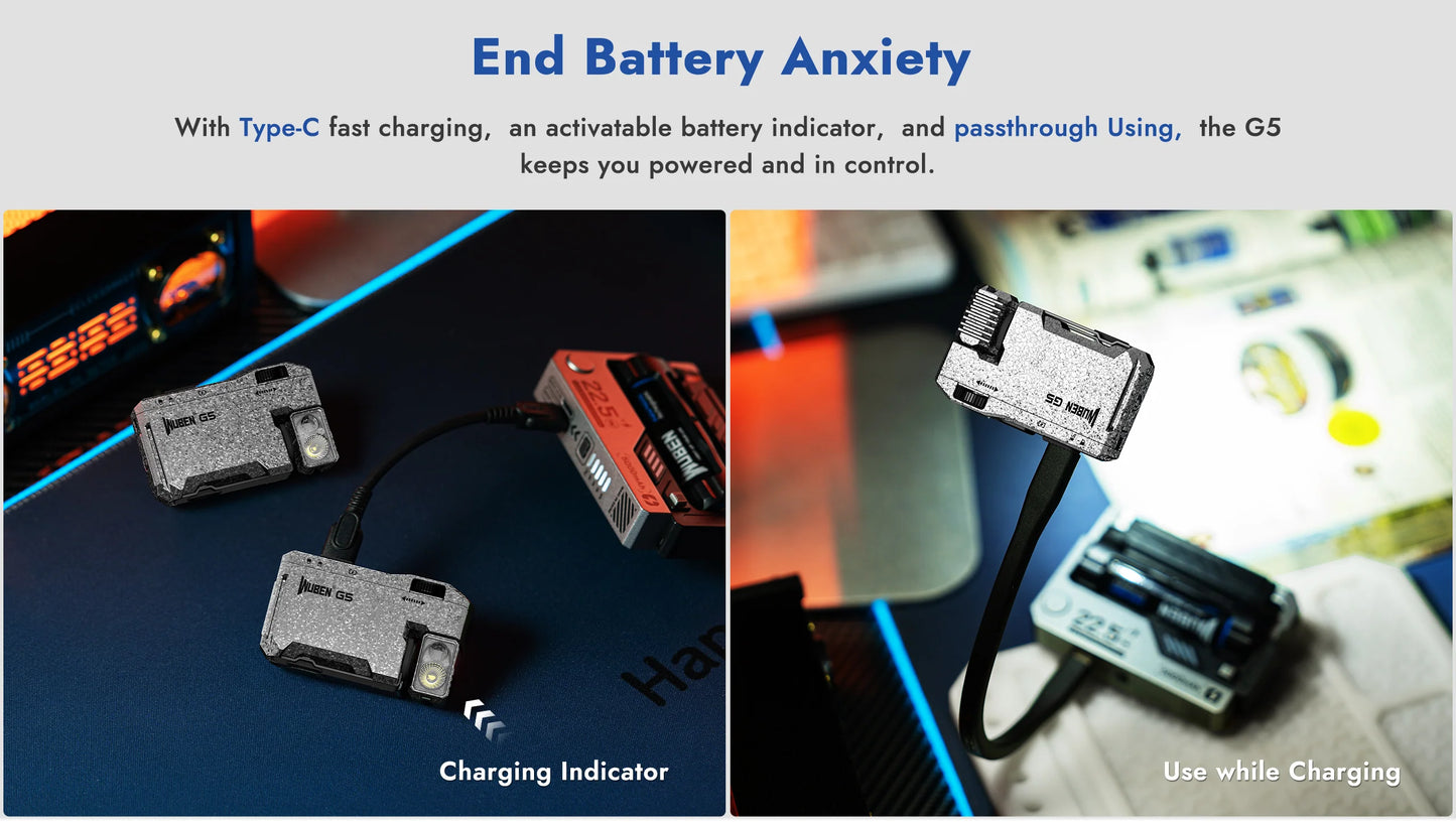 [Limited Edition] Wuben G5 Ice Crack EDC Flashlight