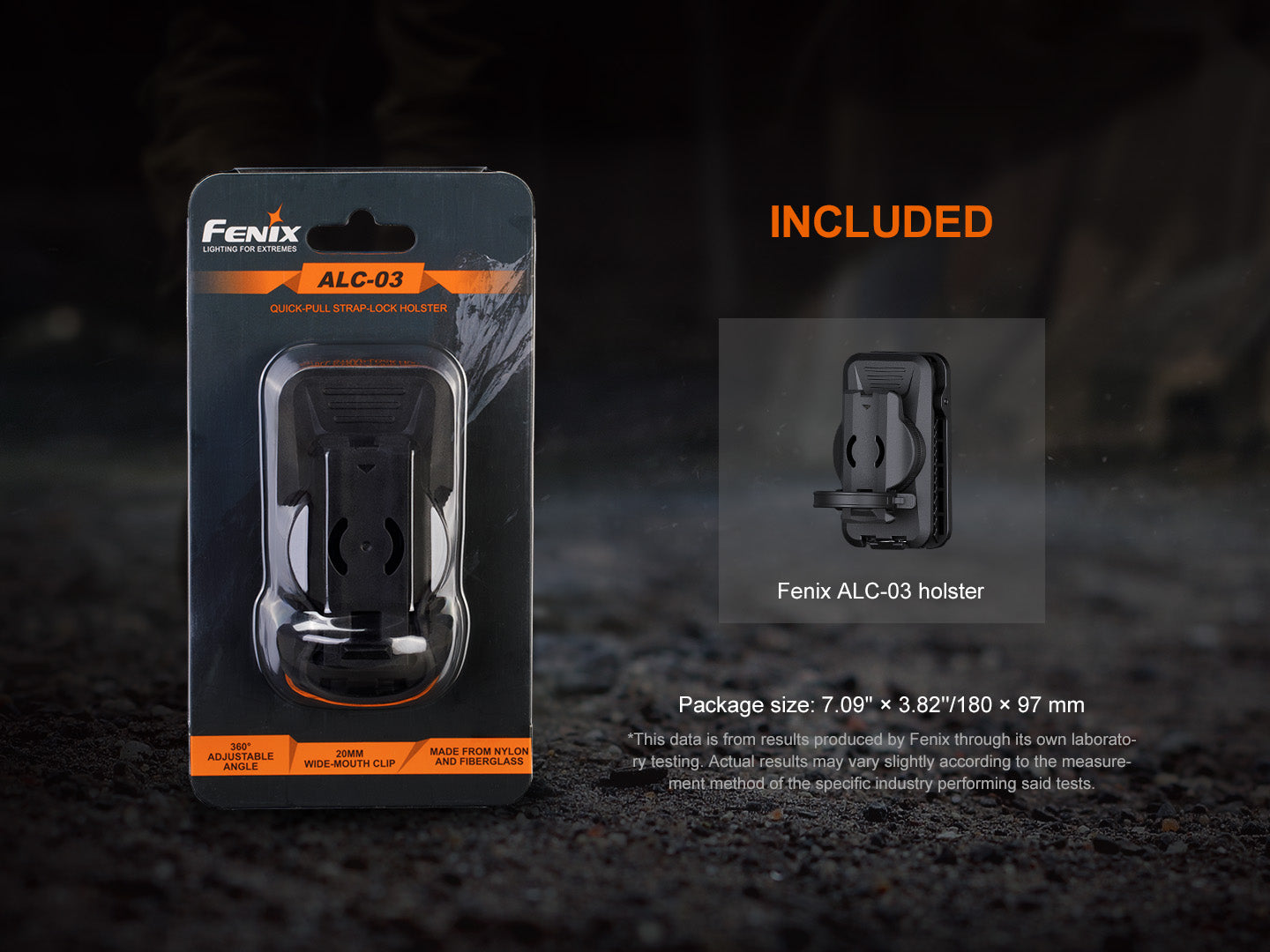 Fenix ALC-03 Quick Release Holster For Flashlight