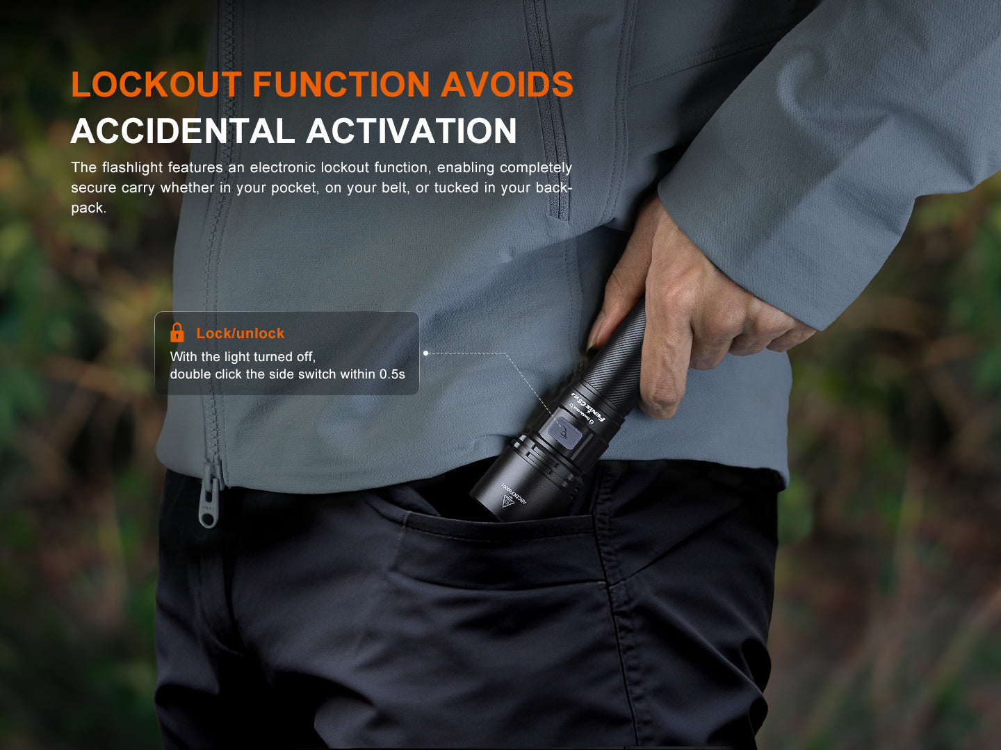 Fenix C5 V2 Heavy Duty Compact Rechargeable Flashlight