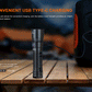Fenix C5 V2 Heavy Duty Compact Rechargeable Flashlight