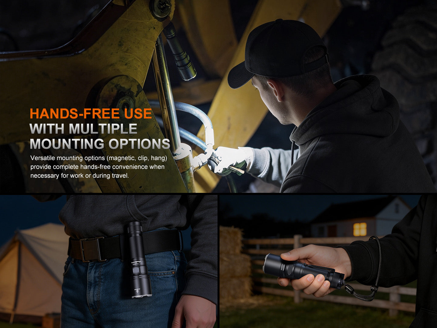 Fenix C7 Pro High Power Fast Charge Flashlight - 4,600 Lumens