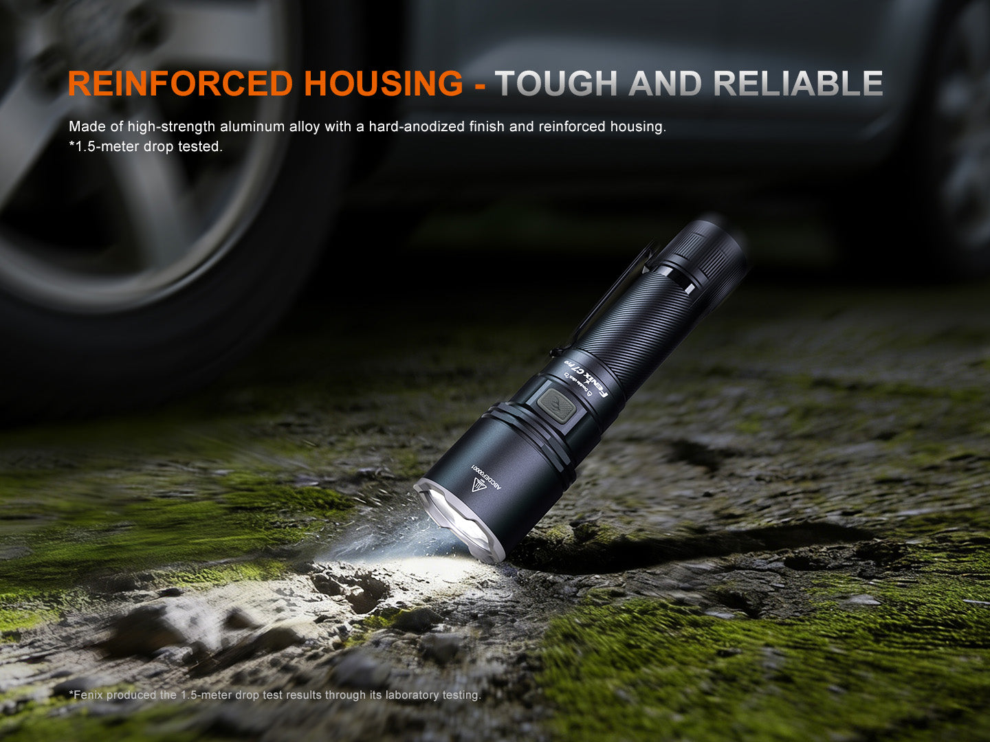 Fenix C7 Pro High Power Fast Charge Flashlight - 4,600 Lumens