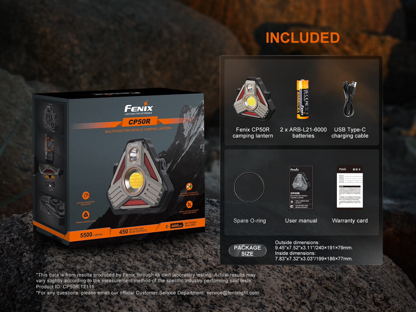 Fenix CP50R [5,500 Lumens] Multifunctional Lantern