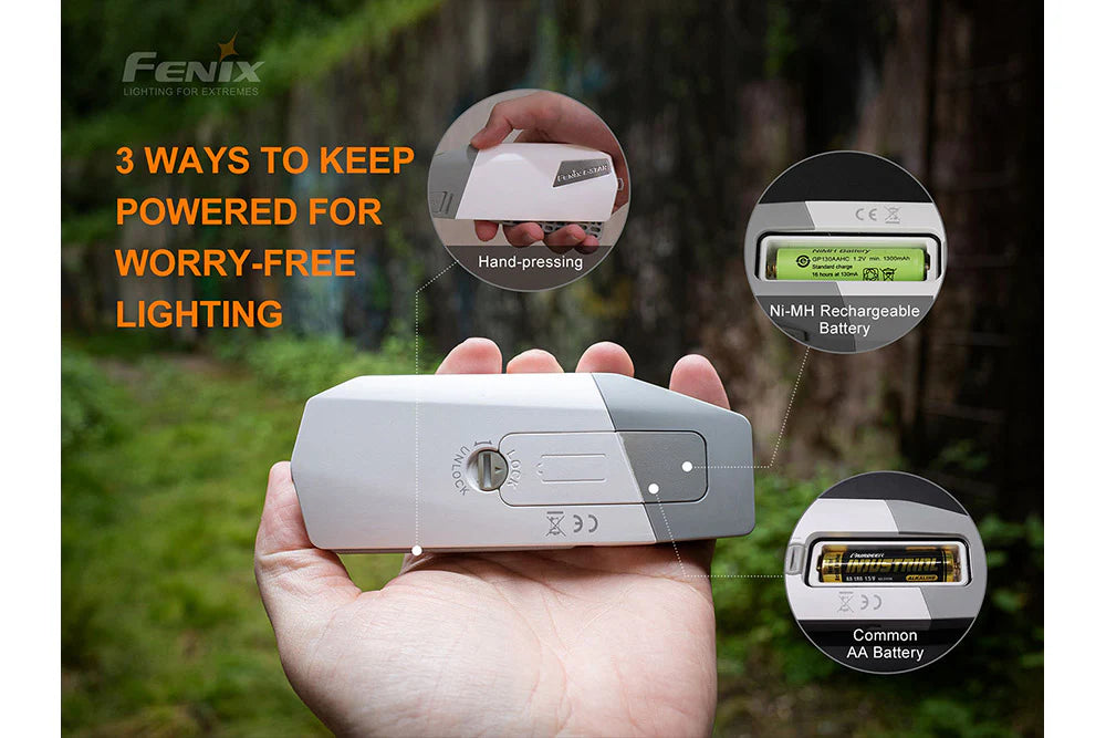 Fenix E-Star Portable Hand-Pressing Emergency Flashlight