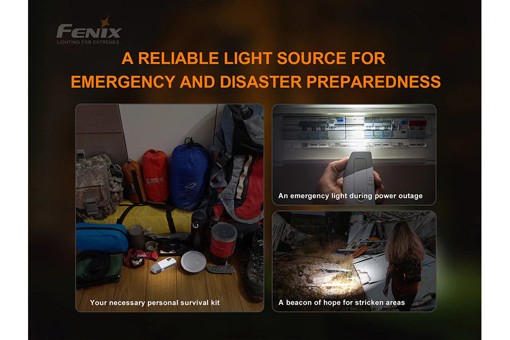 Fenix E-Star Portable Hand-Pressing Emergency Flashlight