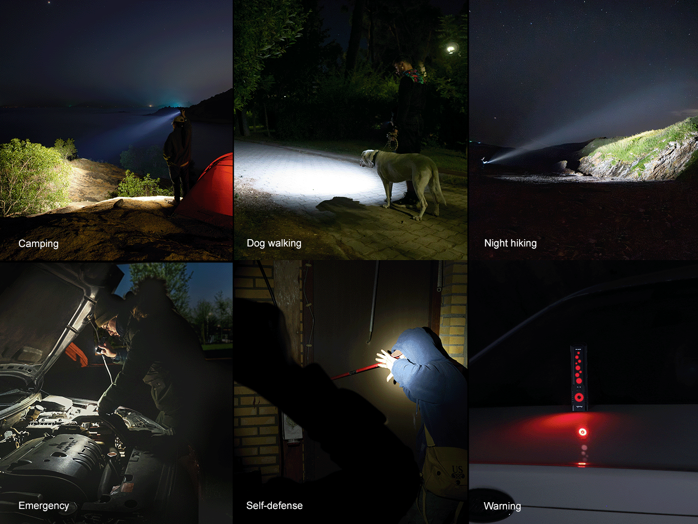 Fenix E08R UE Slim Multi-Light Sources EDC Flashlight