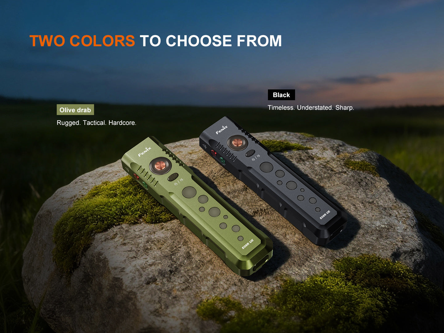Fenix E08R UE Slim Multi-Light Sources EDC Flashlight