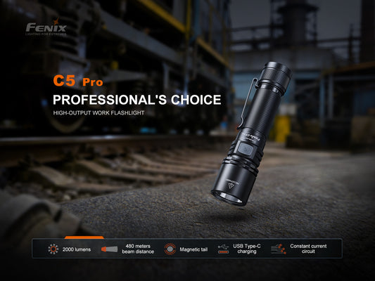fenix 155 lm mc series flashlight GL19R v2.0 1200 Lumen Quick Release Rail Mounted Flashlight, USB-C Rechargeable, 459 Yards Long Range with Organizer : Sports & Outdoors and the reversible clip make it a great choice for everyday carry Fenix High-Performance Flashlight | FXE35R