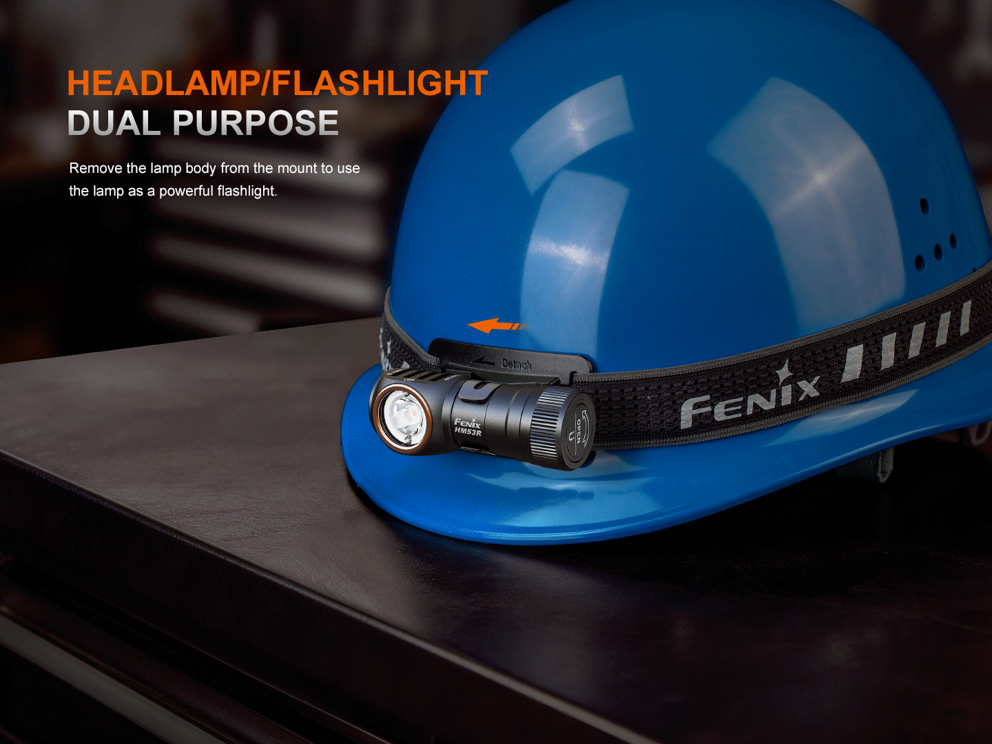 Fenix HM53R Headlamp Cum Right Angle Flashlight