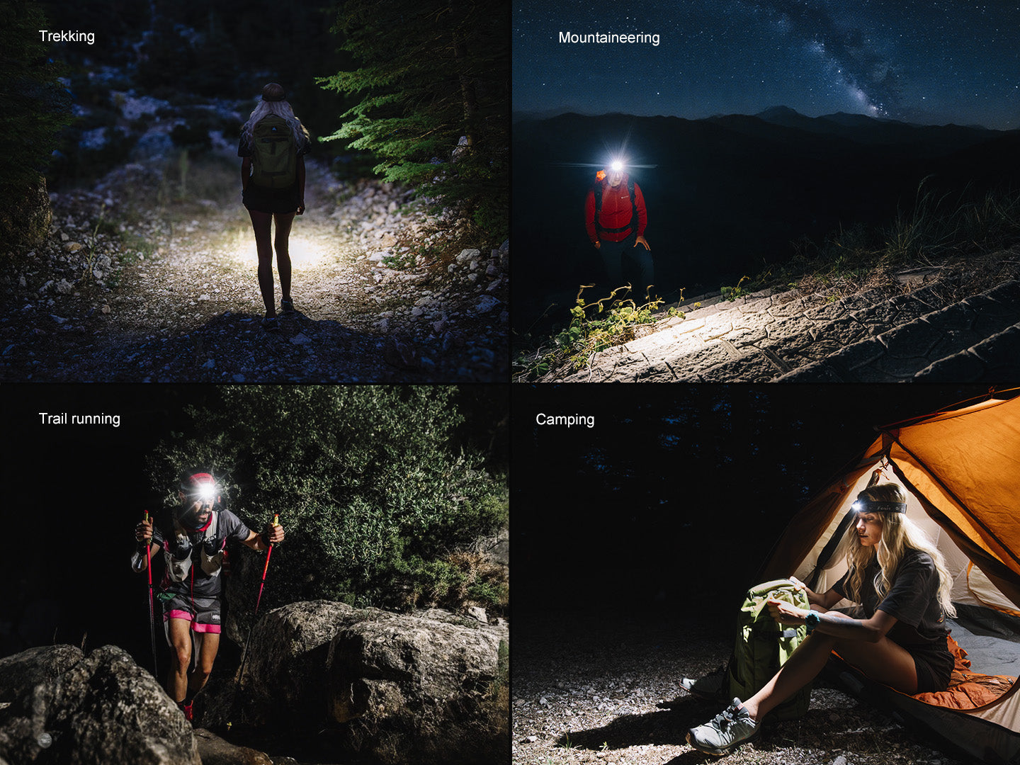 Fenix HM55R Triple Light Sources Lightweight Headlamp