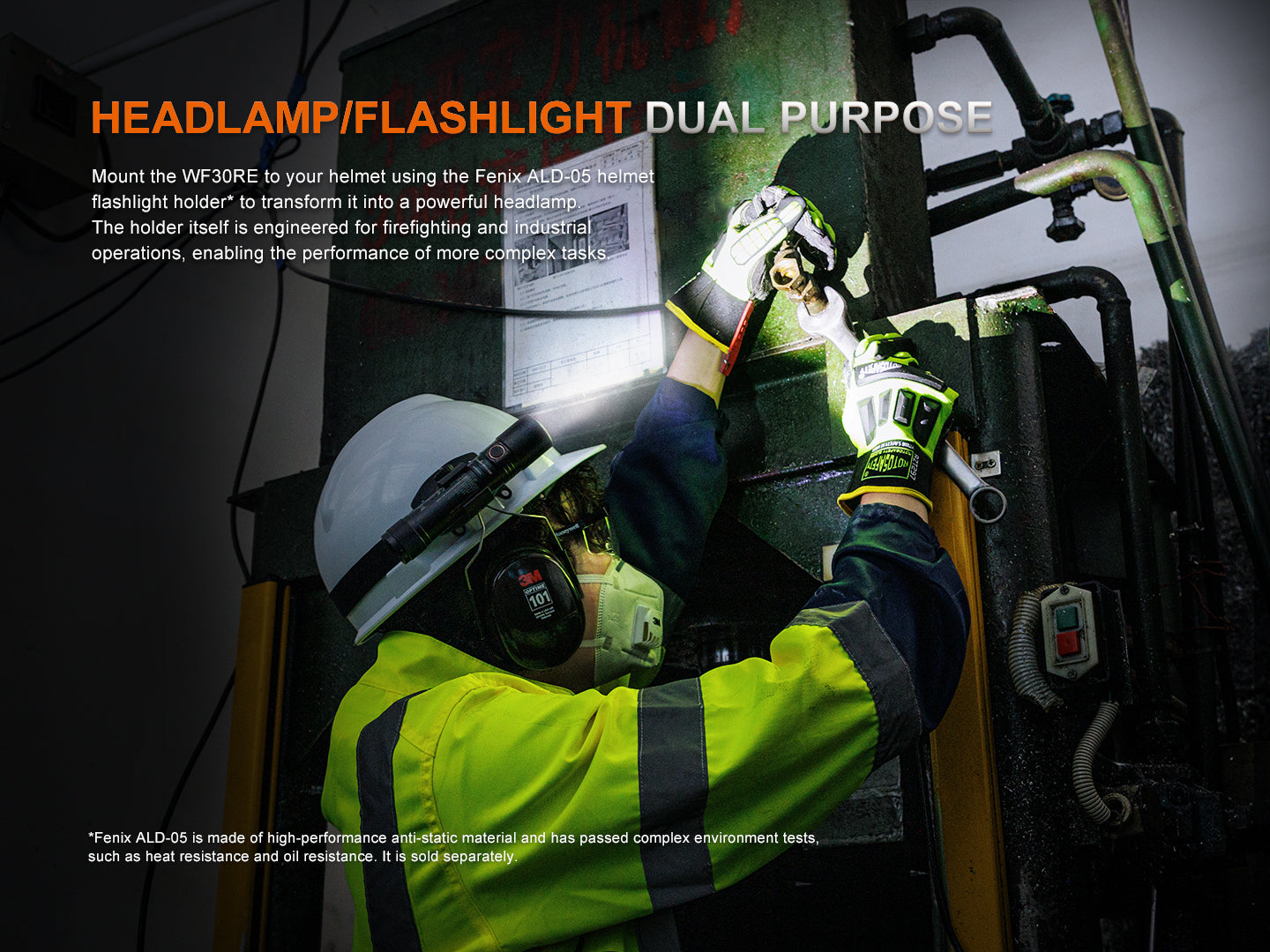 Fenix WF30RE Intrinsically Safe Rechargeable Flashlight