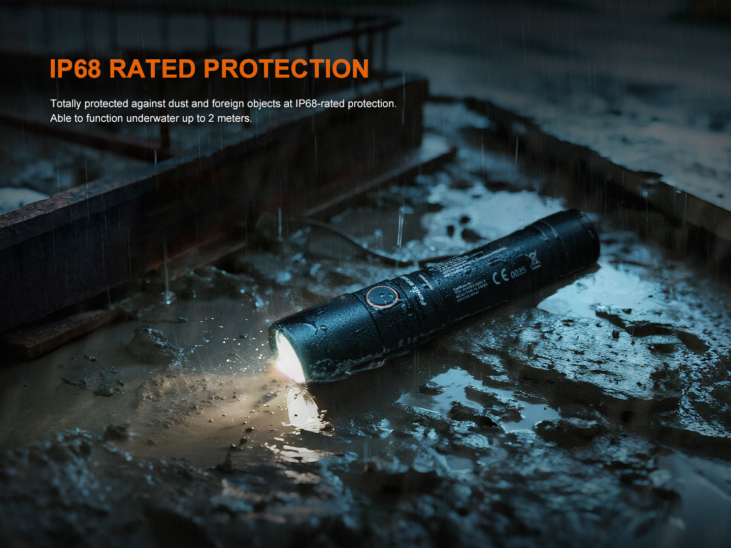 Fenix WF30RE Intrinsically Safe Rechargeable Flashlight