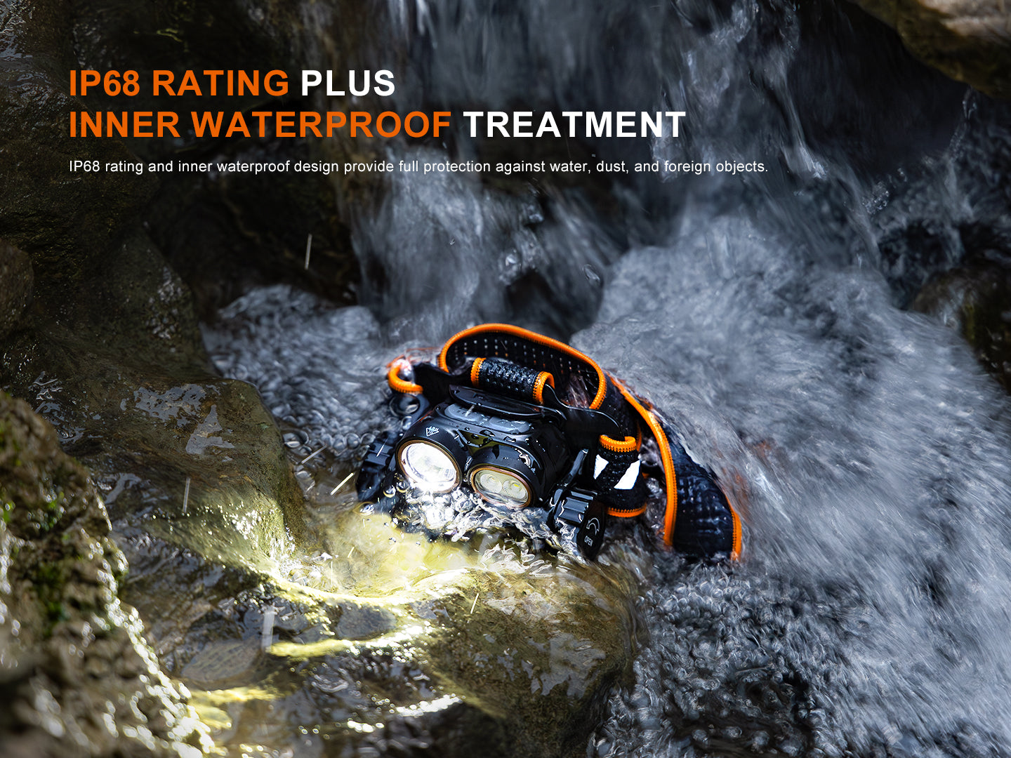 Fenix HM65R V2 Dual Light Sources Dual Beam Distance Headlamp