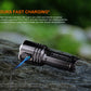 Fenix LR35R Pro [10,000 Lumens] High Power Flashlight With Red & UV Secondary Lights
