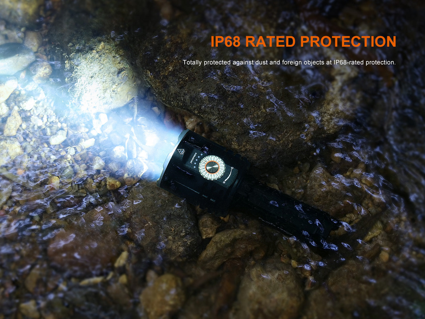 Fenix LR35R Pro [10,000 Lumens] High Power Flashlight With Red & UV Secondary Lights