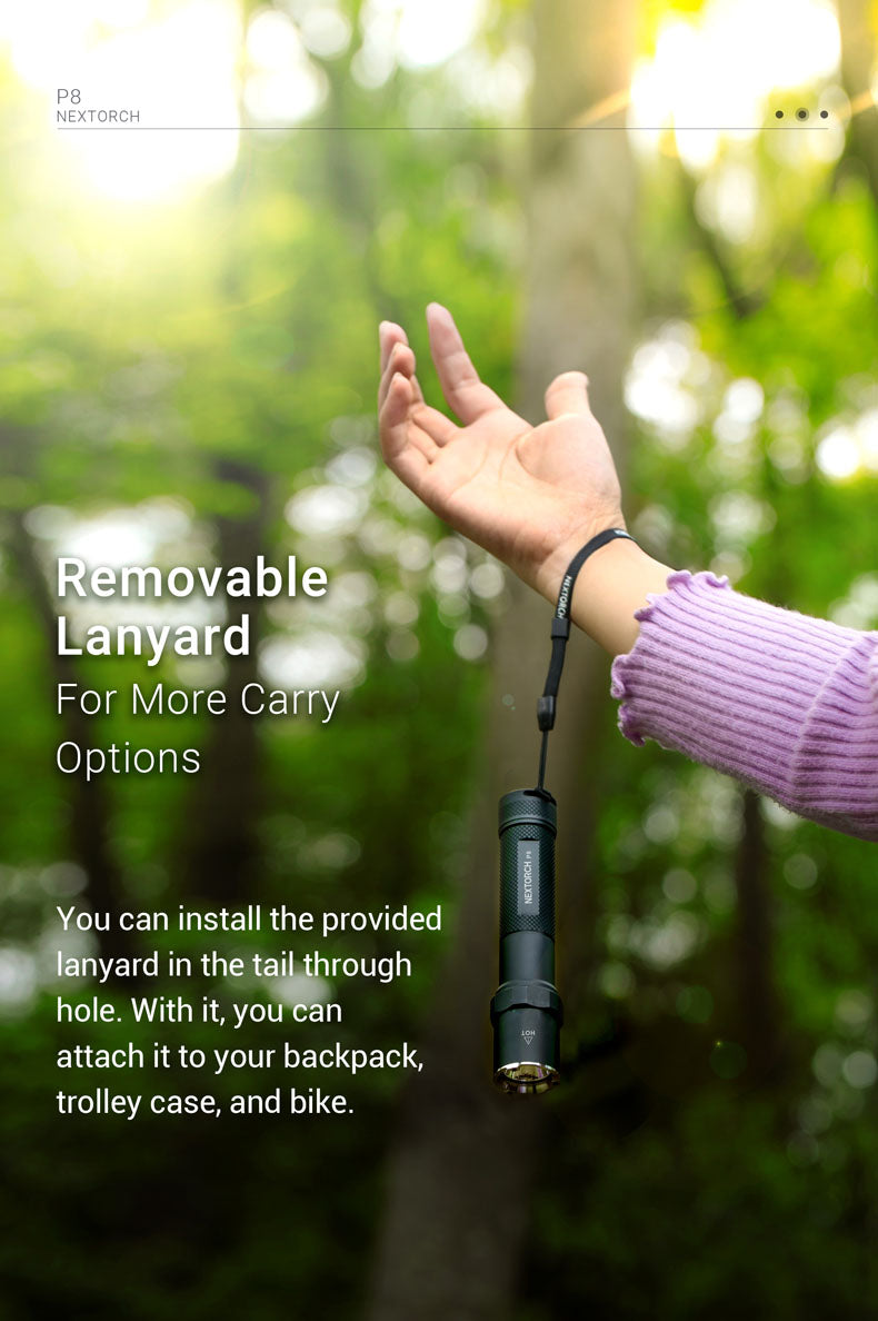 Nextorch P8 Rechargeable LED Flashlight