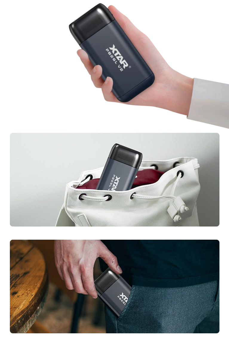 XTAR PB2SL V2 Battery Charger with Power Bank Feature