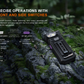 Fenix SW05R-UV Multi-Purpose Clip-On Flashlight with 1500 mW UV Light