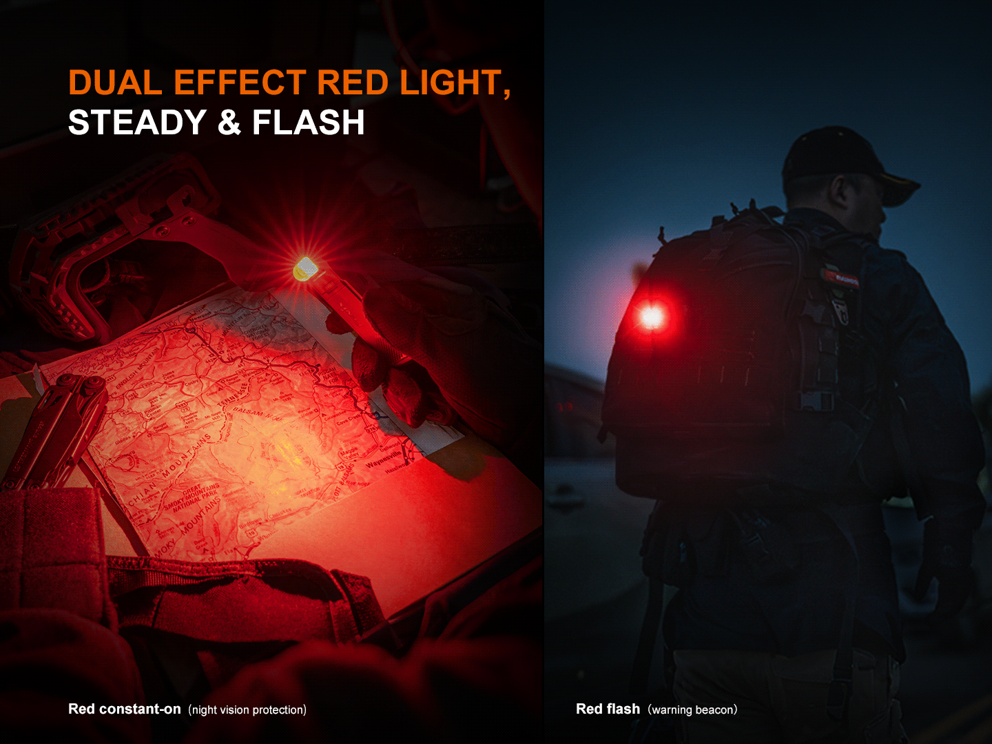 Fenix SW06R Multipurpose Clip Flashlight with Blinker Feature