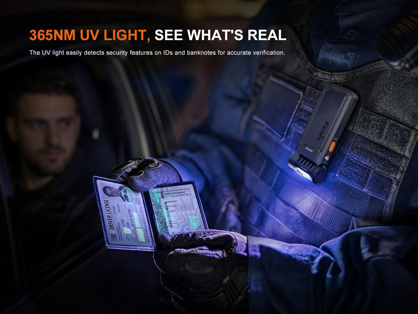Fenix SW06R Multipurpose Clip Flashlight with Blinker Feature