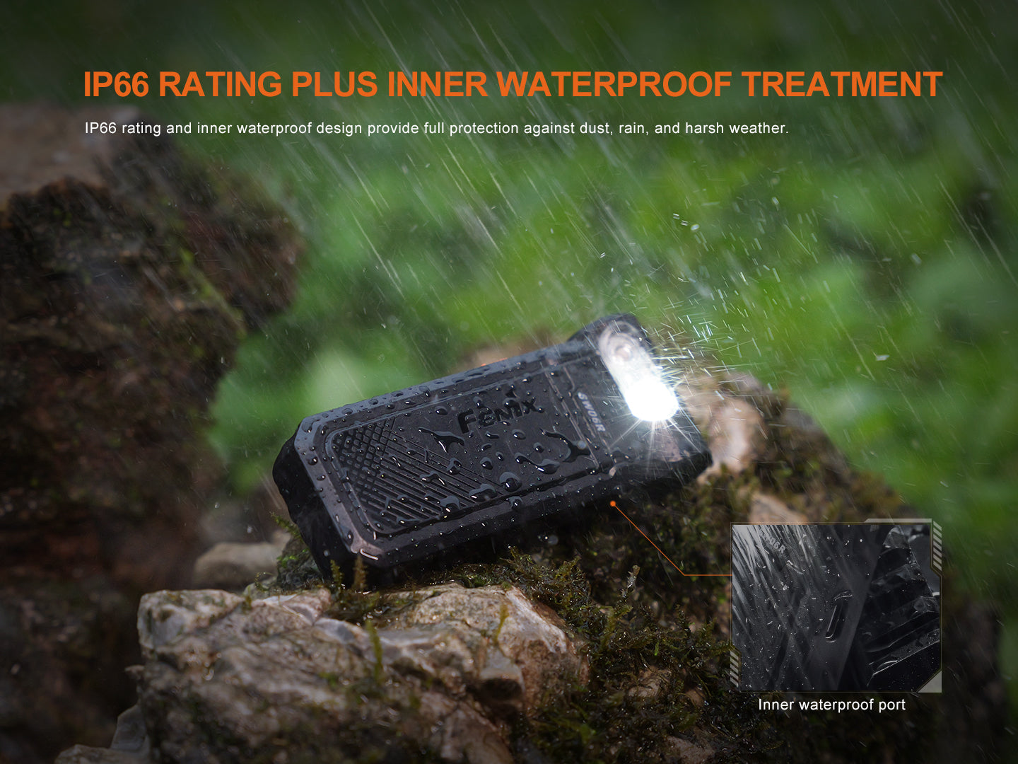 Fenix SW06R Multipurpose Clip Flashlight with Blinker Feature