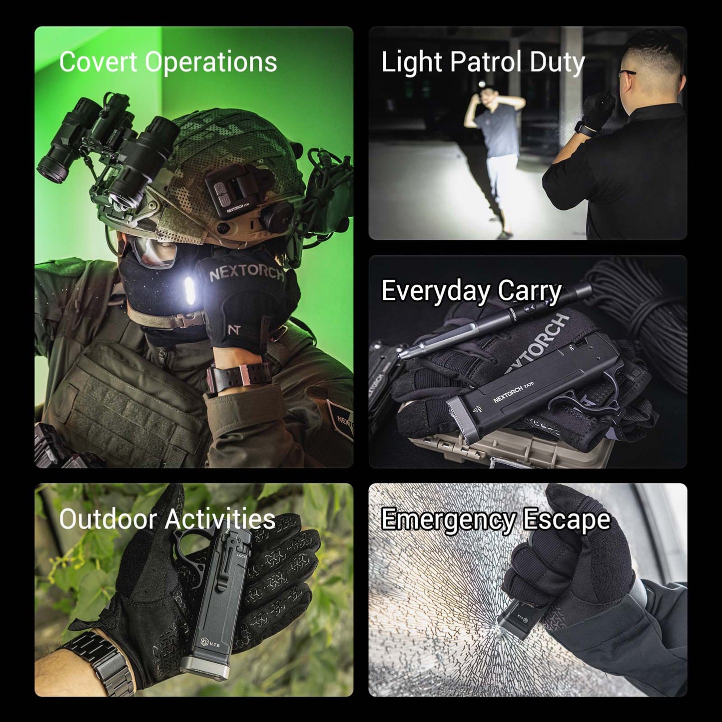 Nextorch TA70 Ultra-Slim EDC Tactical Flashlight [3500 Lumens I 220 Meters]