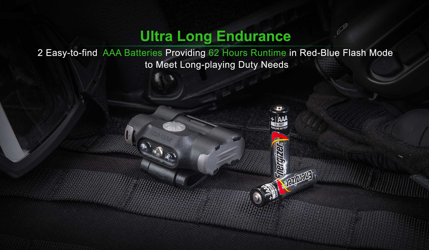 Nextorch UL12 Red & Blue Blinker with White Light
