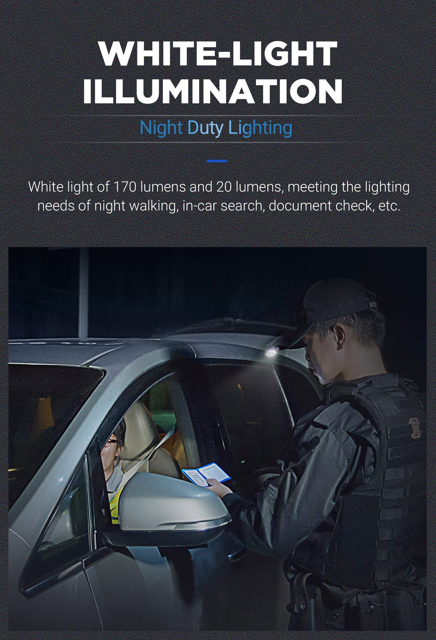 Nextorch UT11C Clip Light With Red-Blue Flash