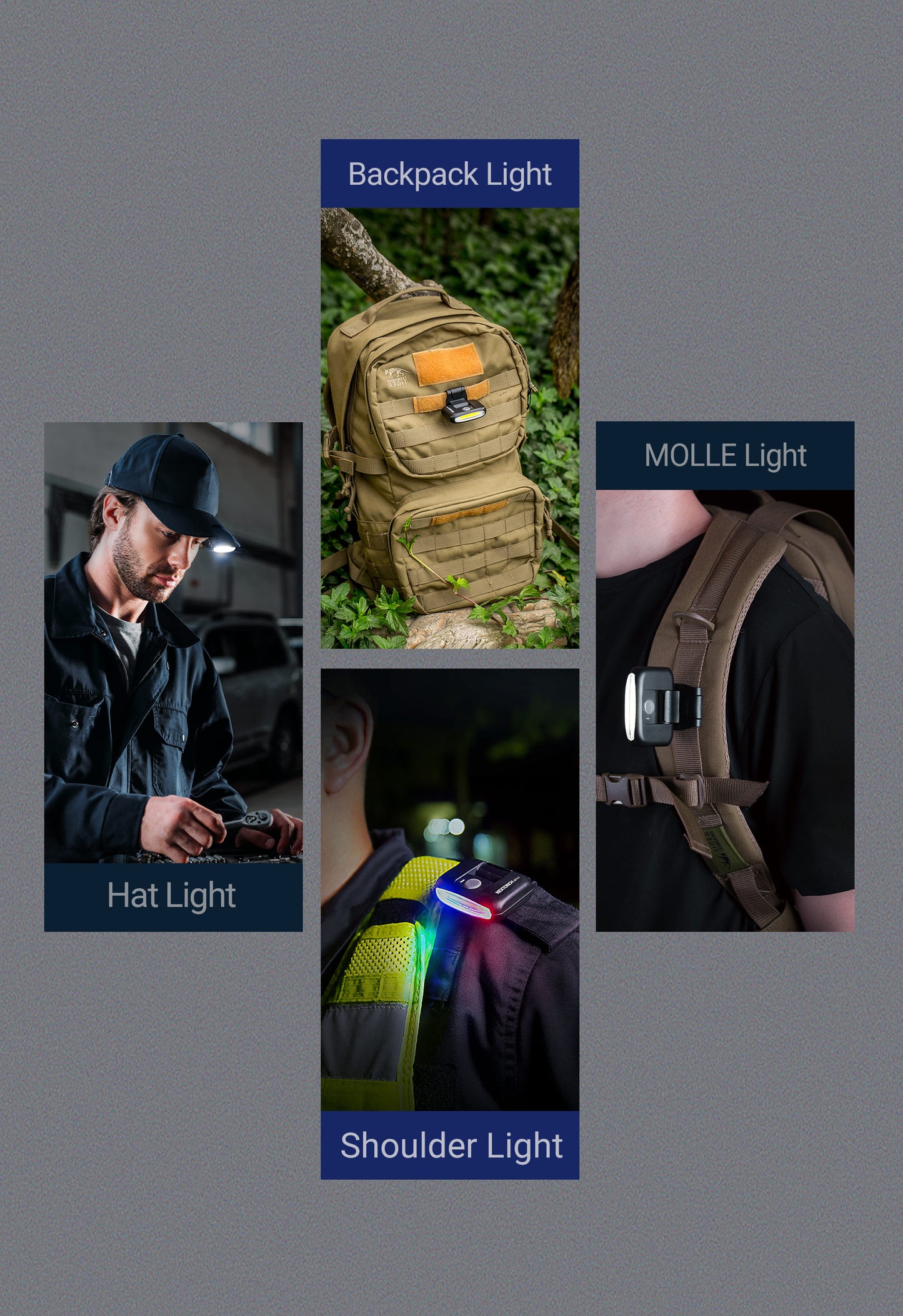 Nextorch UT11C Clip Light With Red-Blue Flash