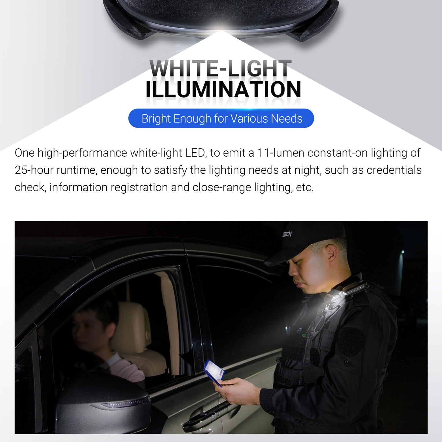 Nextorch UT21 Blue & Red Signal Light with White Light