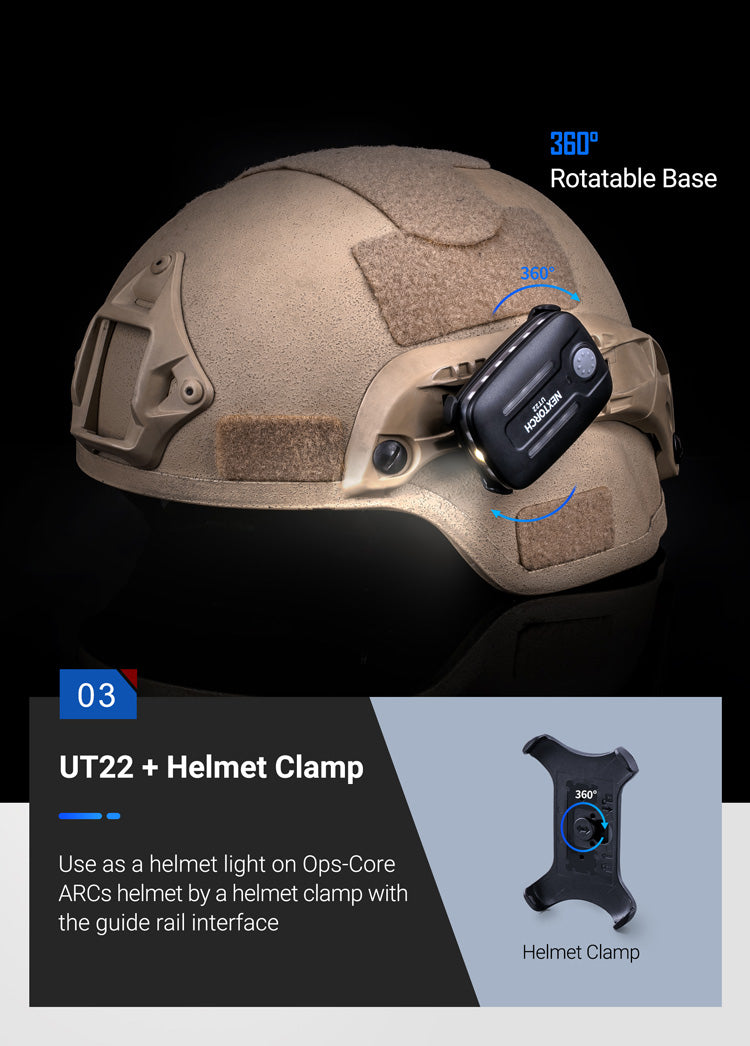 Nextorch UT22 Blue & Red Signal Light with White Light